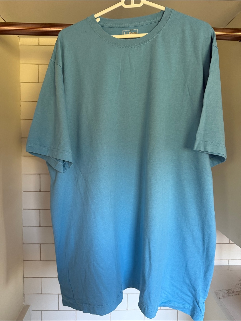 LL Bean’s Men’s Light Blue Men's Unshrinkable T-Shirt